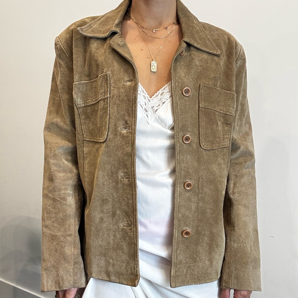 BB DAKOTA SUEDE LEATHER JACKET